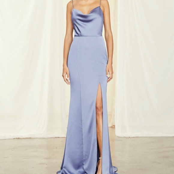 Amsale - Chloe Dress, size 4 BNWT - SLATE colour - Picture 2 of 3